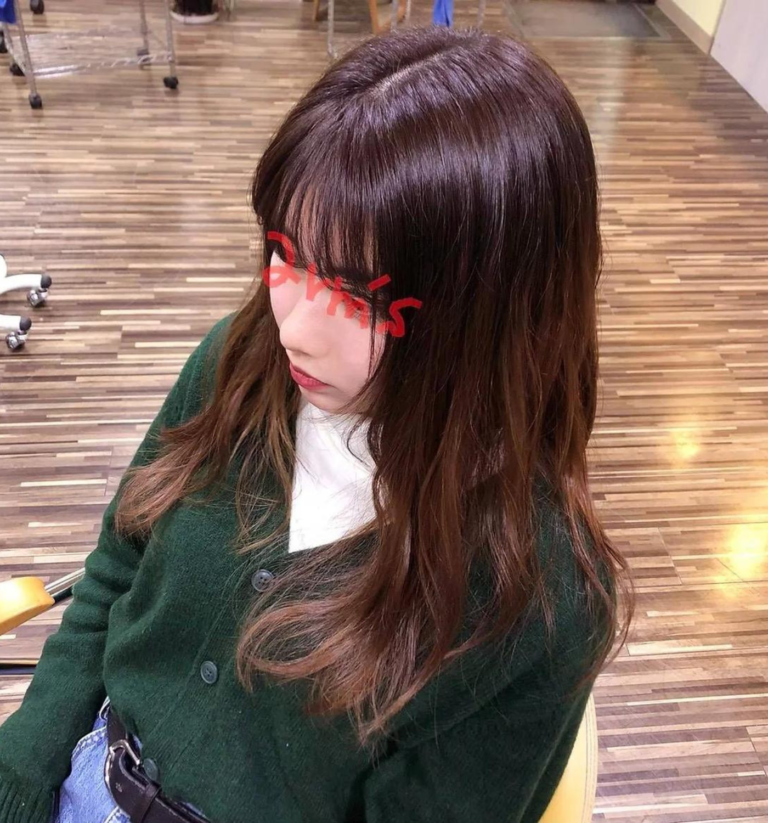 ロング艶髪カラー
