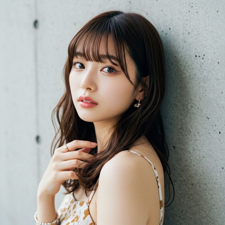 セミロングのスタイルイメージ