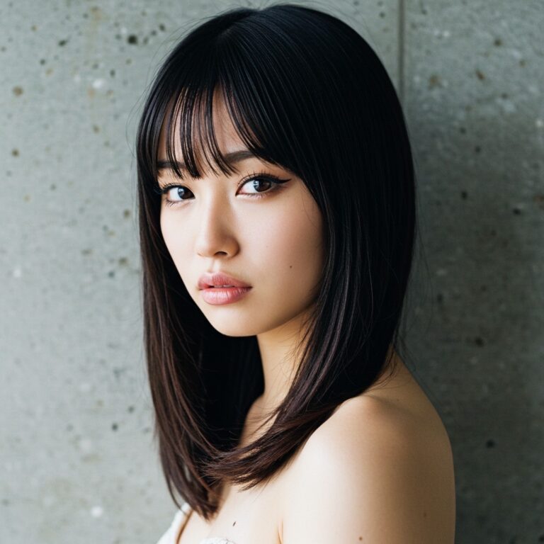 セミロングのスタイルイメージ