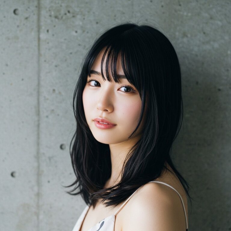 セミロングのスタイルイメージ