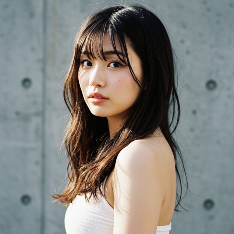 セミロングのスタイルイメージ