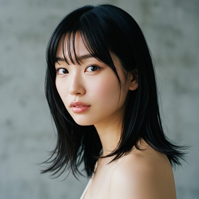 セミロングのスタイルイメージ