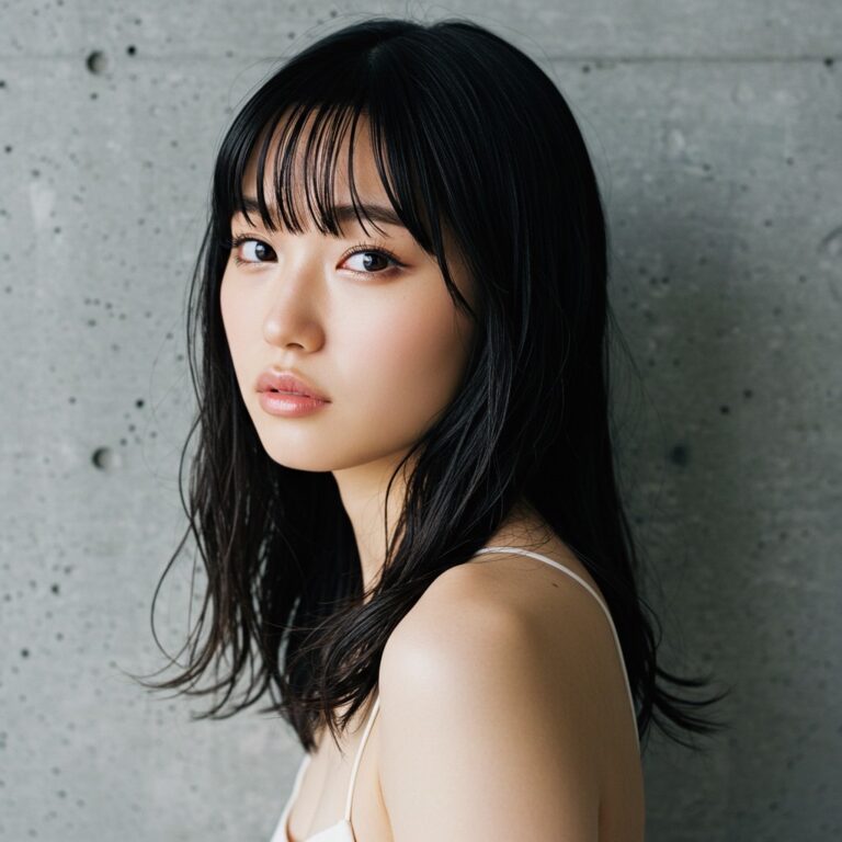 セミロングのスタイルイメージ