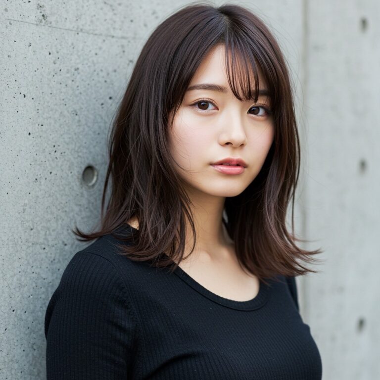 セミロングのスタイルイメージ