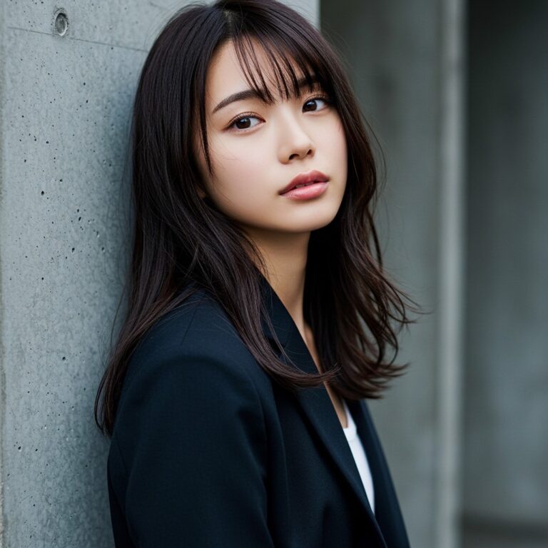 セミロングのスタイルイメージ