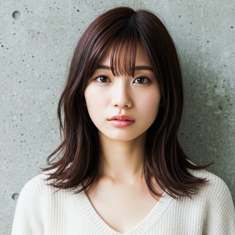セミロングのスタイルイメージ
