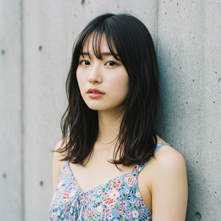 セミロングのスタイルイメージ
