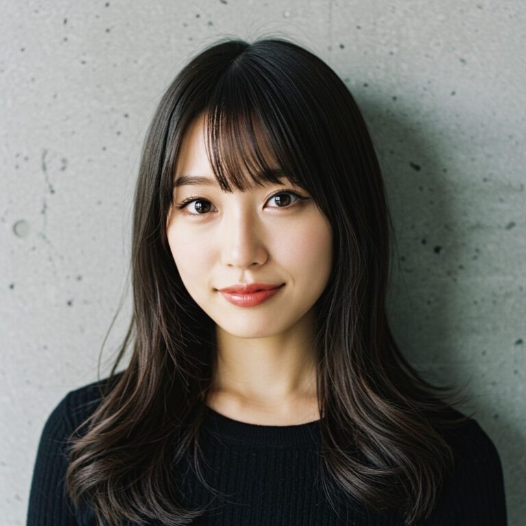 セミロングのスタイルイメージ