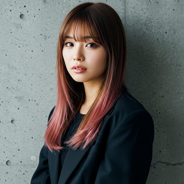 セミロングのスタイルイメージ